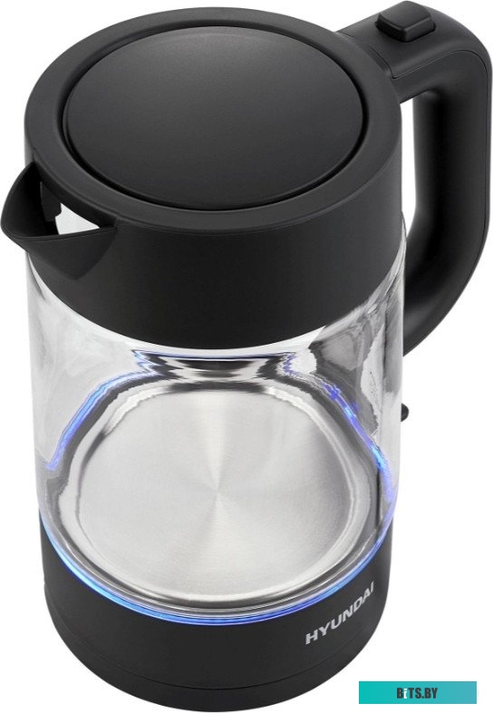 HYK-G7707 Чайник электрический Hyundai HYK-G7707 1.7л. 2200Вт графит корпус: стекло