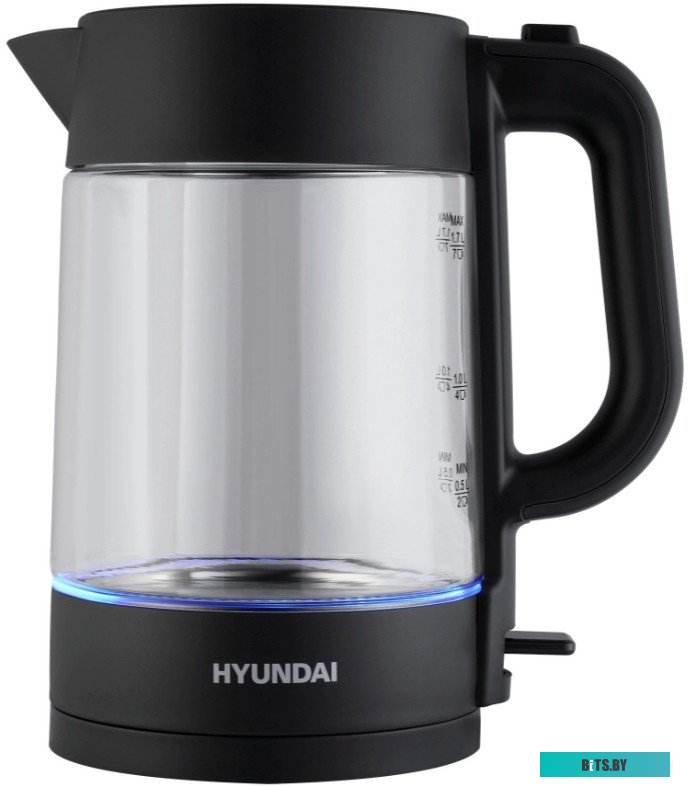 HYK-G7707 Чайник электрический Hyundai HYK-G7707 1.7л. 2200Вт графит корпус: стекло