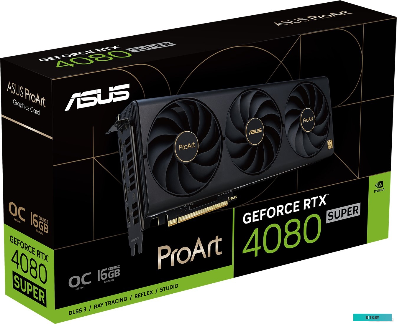 Видеокарта ASUS ProArt GeForce RTX 4080 Super OC Edition 16GB GDDR6X PROART-RTX4080S-O16G