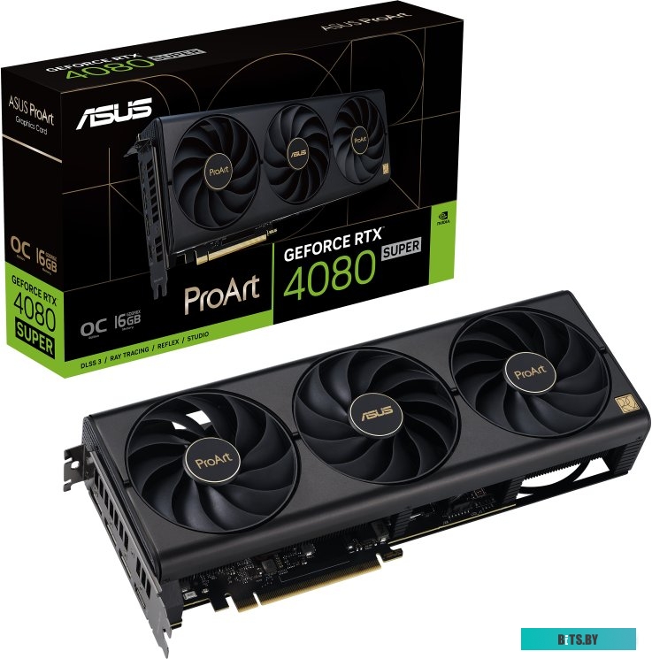 Видеокарта ASUS ProArt GeForce RTX 4080 Super OC Edition 16GB GDDR6X PROART-RTX4080S-O16G