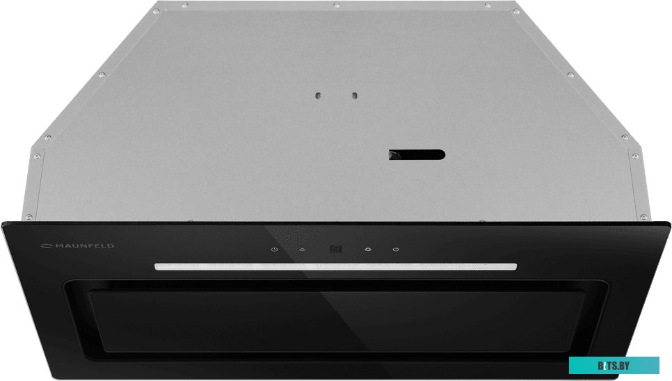 TRAPEZE 602SGG White Кухонная вытяжка MAUNFELD/ Полновстраиваемая, 1150 м3/ч, ширина 59.8 см, глубина 29 см, цвет: белый, стекло