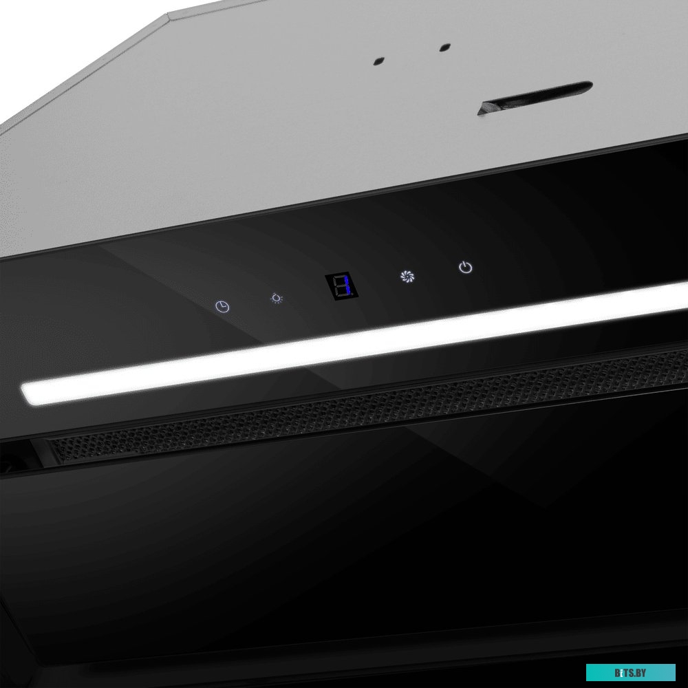 TRAPEZE 602SGG White Кухонная вытяжка MAUNFELD/ Полновстраиваемая, 1150 м3/ч, ширина 59.8 см, глубина 29 см, цвет: белый, стекло