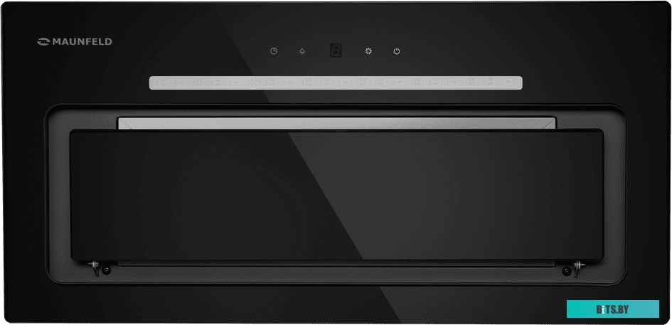 TRAPEZE 602SGG White Кухонная вытяжка MAUNFELD/ Полновстраиваемая, 1150 м3/ч, ширина 59.8 см, глубина 29 см, цвет: белый, стекло