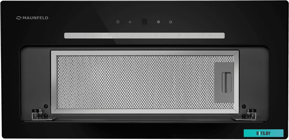 TRAPEZE 602SGG White Кухонная вытяжка MAUNFELD/ Полновстраиваемая, 1150 м3/ч, ширина 59.8 см, глубина 29 см, цвет: белый, стекло