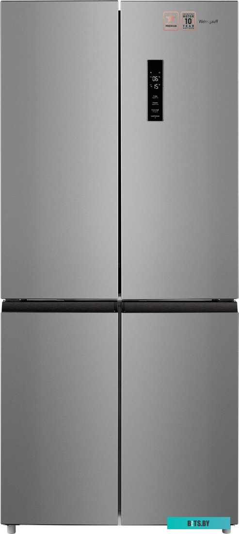 433044 Холодильник INVERTER NO FROST INOX WSBS 590 WEISSGAUFF