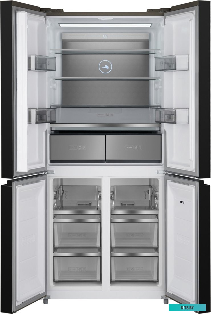 433044 Холодильник INVERTER NO FROST INOX WSBS 590 WEISSGAUFF