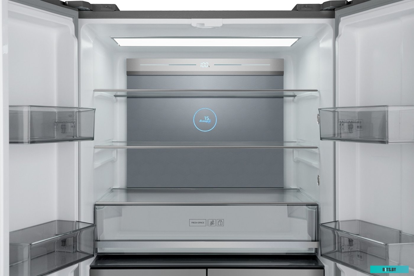 433044 Холодильник INVERTER NO FROST INOX WSBS 590 WEISSGAUFF