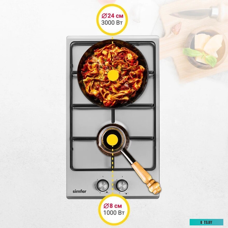 H30V20M411 Варочная поверхность газовая Simfer H30V20M411