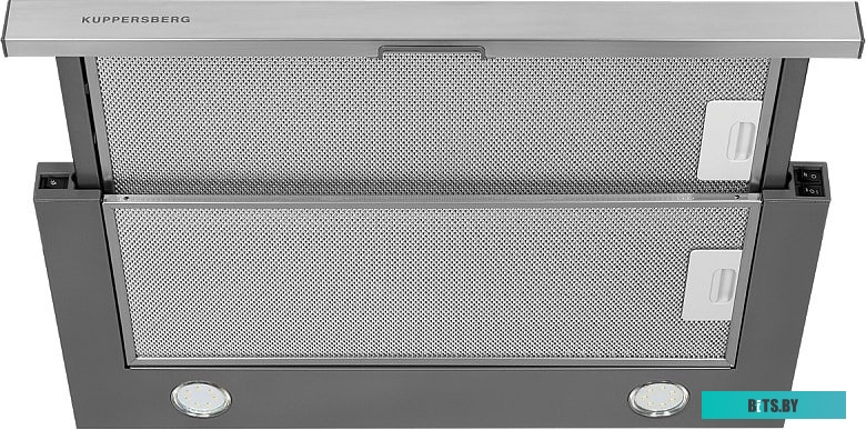 SLIMLUX IV 60 X Встраиваемая вытяжка Kuppersberg/ Встраиваемая вытяжка, ширина 60 см, отвод/рециркуляция, 550 м3/час, механическое управление, 3 скоро