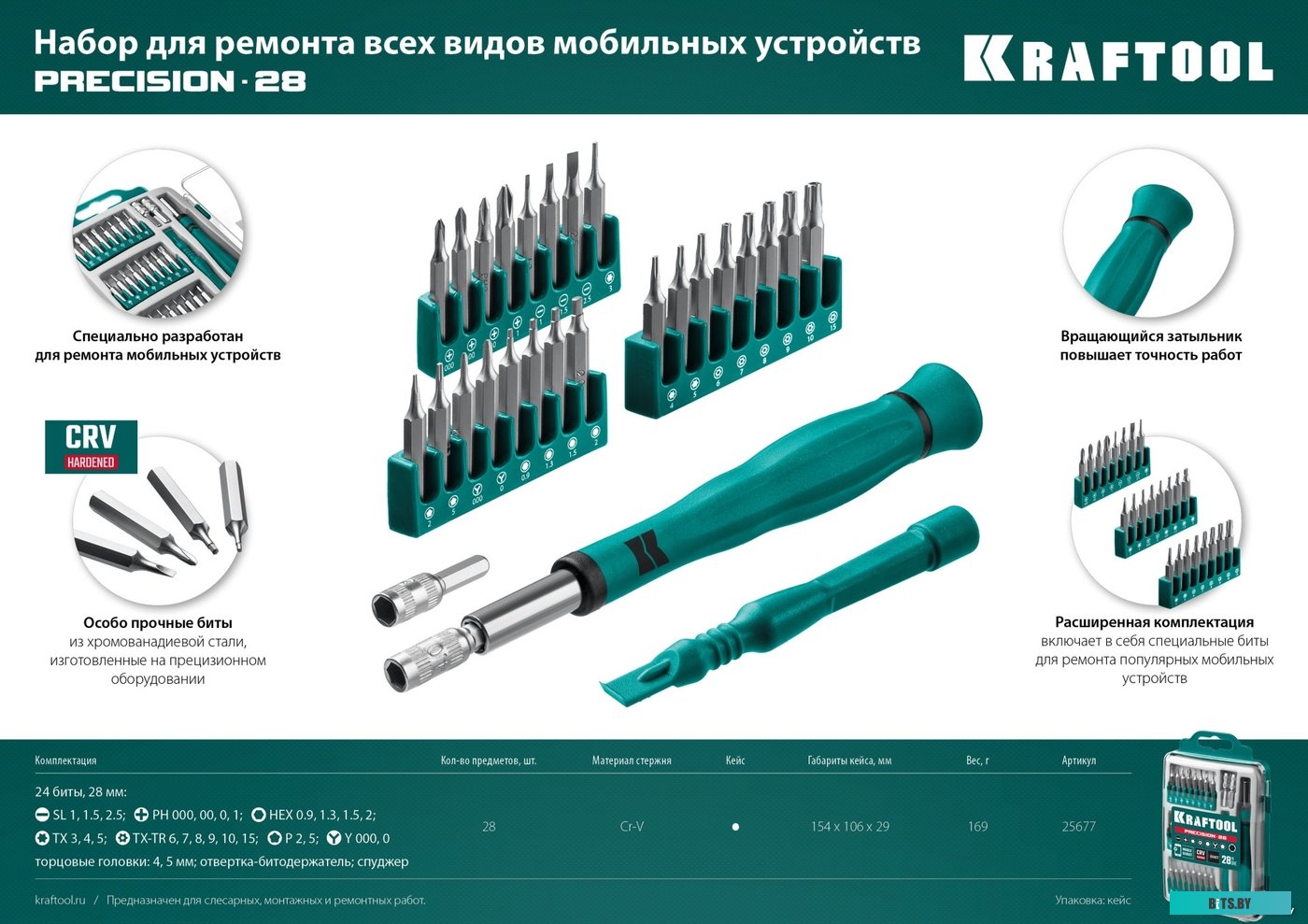 25677 KRAFTOOL 25677 (28 предметов)