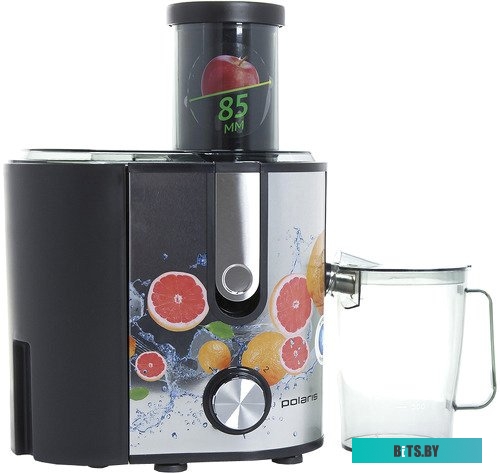 PEA 1241A Соковыжималка POLARIS PEA 1241A,  центробежная,  нержавеющая сталь и черный