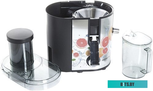 PEA 1241A Соковыжималка POLARIS PEA 1241A,  центробежная,  нержавеющая сталь и черный