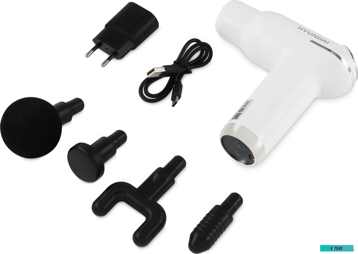 H-MG898 Массажер перкуссионный Hyundai H-MG898,  белый