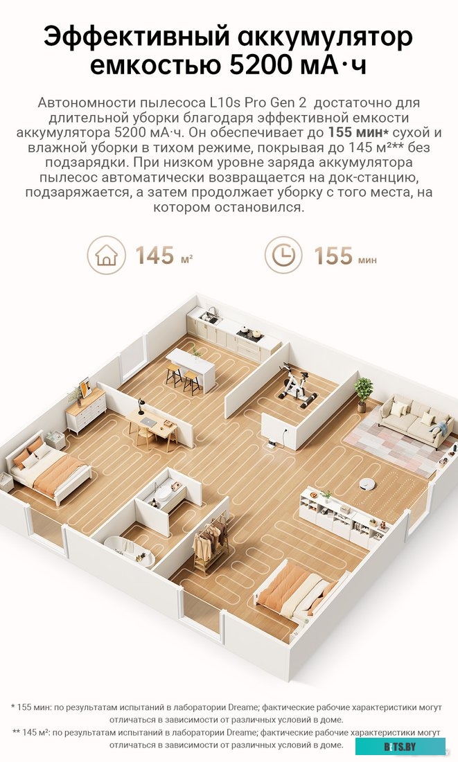 Robot Vacuum L10s Pro Gen 2 White RLL42SDA Робот-пылесос Dreame Robot Vacuum L10s Pro Gen 2 White RLL42SDA