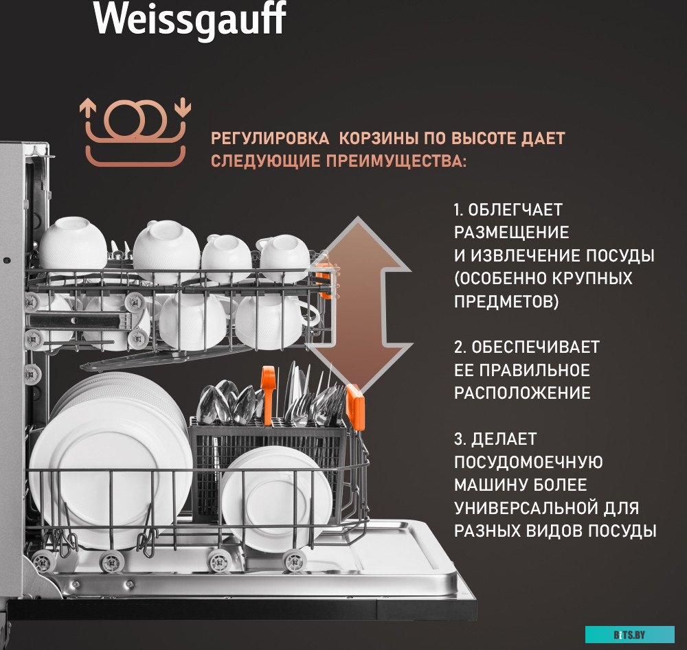 BDW 4525 Infolight Встраиваемая посудомоечная машина WEISSGAUFF BDW 4525 Infolight