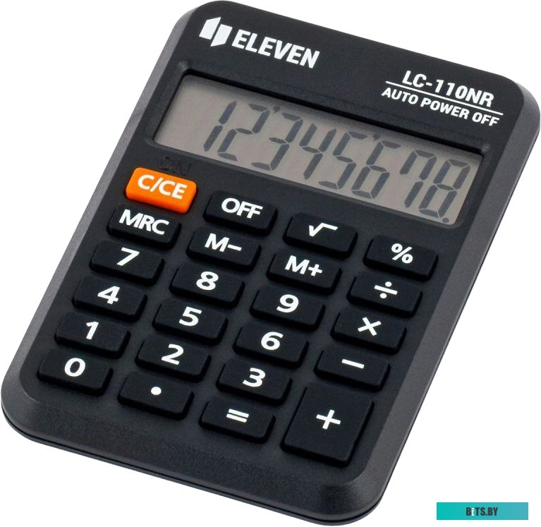 Калькулятор карманный Eleven LC-110NR, 8 разрядов, черный