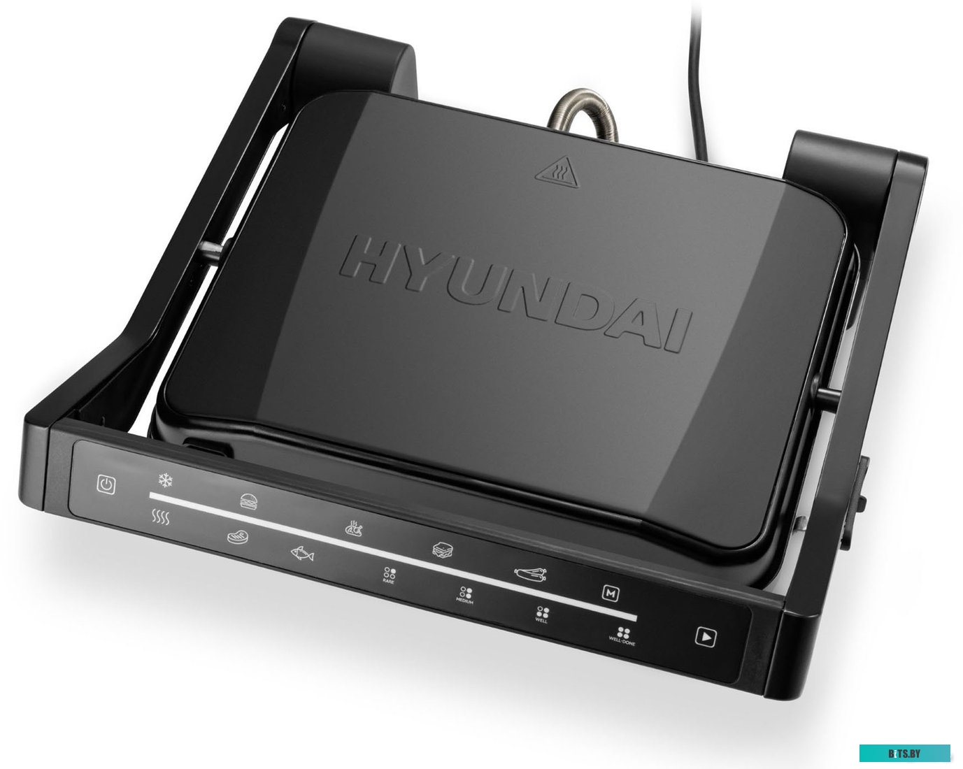 HYG-5029 Электрогриль Hyundai HYG-5029,  черный и черный