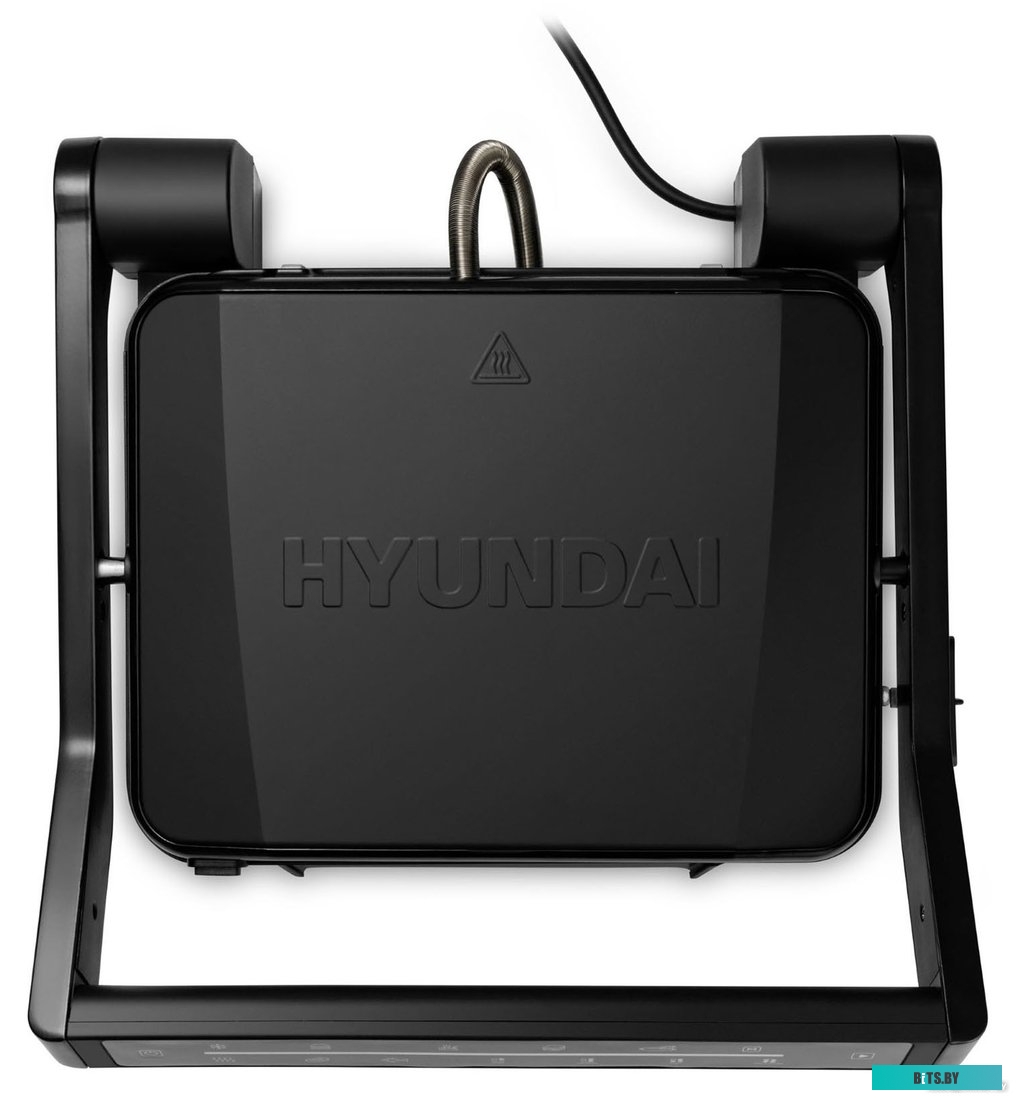 HYG-5029 Электрогриль Hyundai HYG-5029,  черный и черный