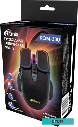 Мышь Ritmix ROM-330 <ROM-330 Black>