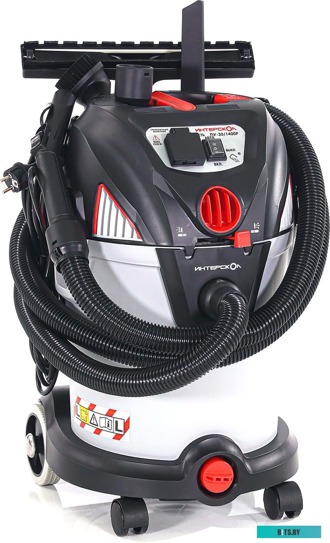 707.1.1.00 Пылесос строительный ИНТЕРСКОЛ ПУ-30/1400РЭ