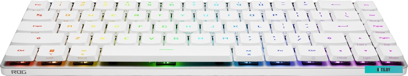 Клавиатура ASUS ROG Falchion Moonlight White (ASUS RX Low Profile Red) 90MP03EC-BKRA10