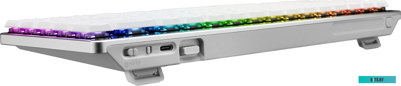 Клавиатура ASUS ROG Falchion Moonlight White (ASUS RX Low Profile Blue) 90MP03ED-BKRA10