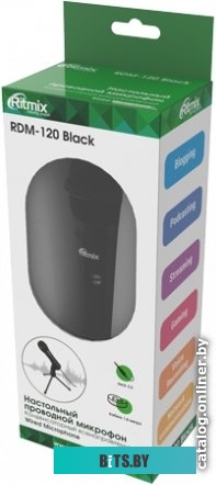 Микрофон Ritmix RDM-120 RDM-120-BLACK