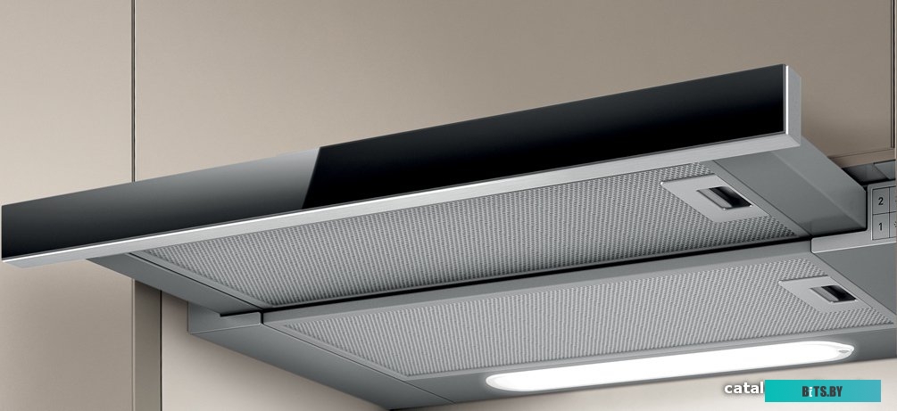 PRF0098874B Встраиваемая вытяжка Elica Elite 14 Lux GRVT/A/60, управление кнопочное, черный/нержавеющая сталь [prf0098874b]