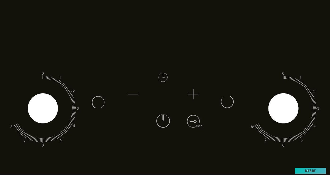 CHPE000010 Электрическая варочная панель LEX EVH 320M BL,  Hi-Light,  независимая,  черный