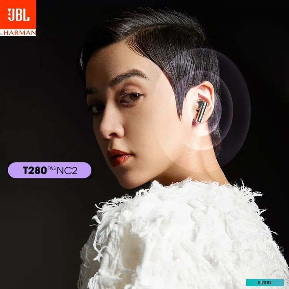 Наушники JBL Tune 280 TWS NC2 JBLT280TWSNC2PURCN