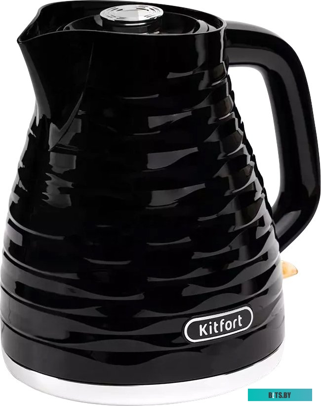 КТ-6182 Чайник электрический KitFort КТ-6182, 2200Вт, серебристый и черный