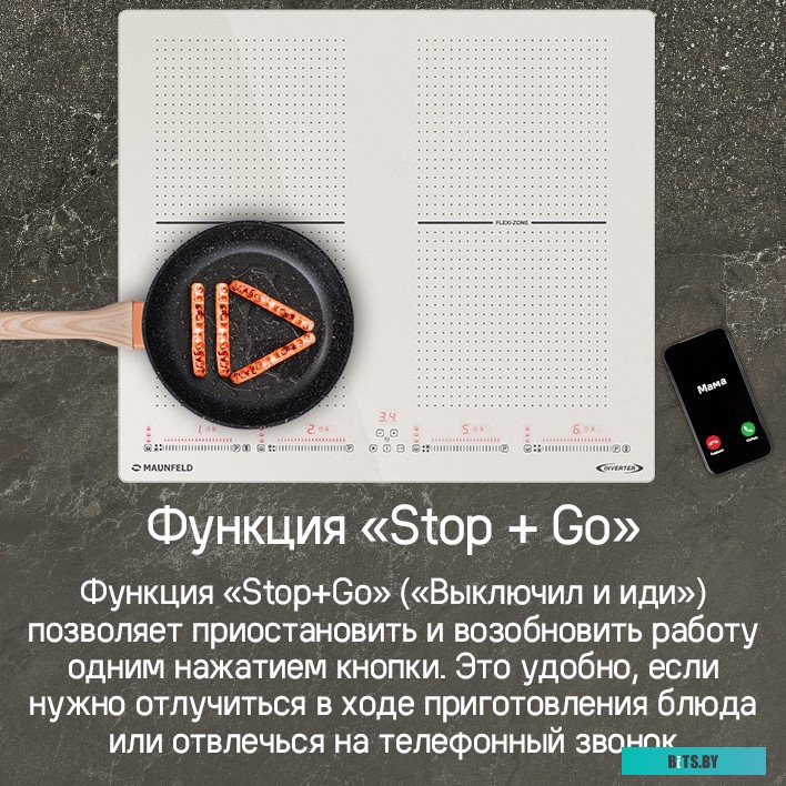 КА-00022401 Индукционная варочная панель MAUNFELD CVI594SF2BK Inverter,  независимая,  черный