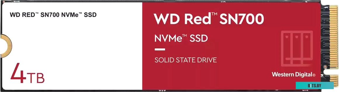 SSD Накопитель WD Red SN700 4TB WDS400T1R0C