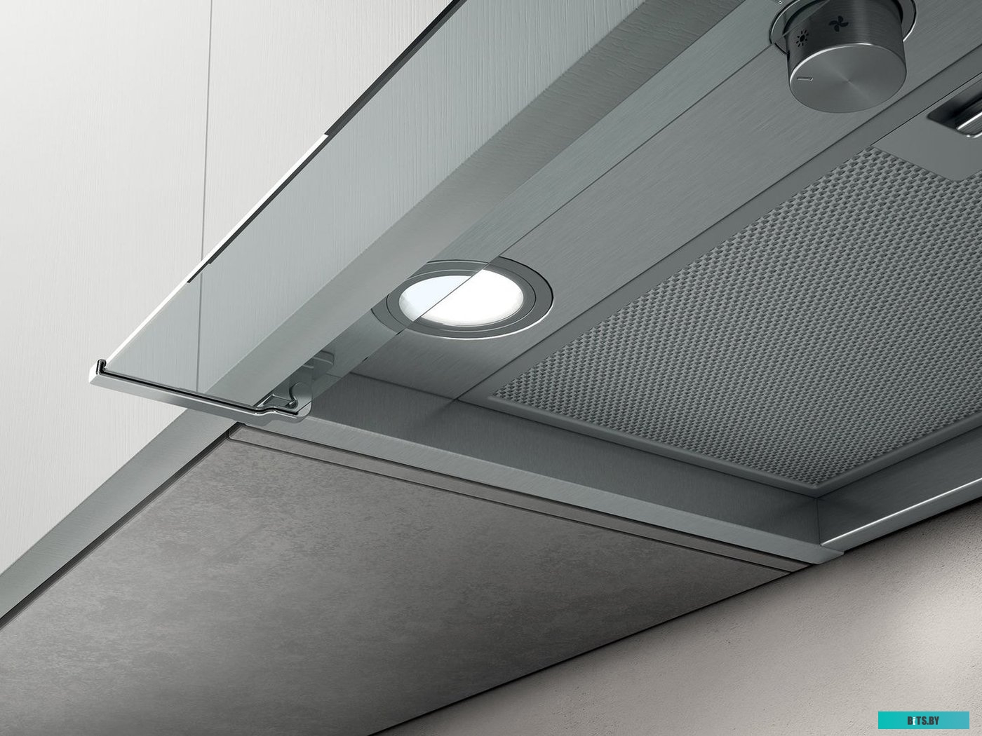 PRF0097842B Встраиваемая вытяжка Elica Boxin IX/A/120, управление поворотные переключатели, серебристый [prf0097842b]