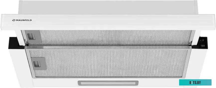 КА-00022042 Встраиваемая вытяжка MAUNFELD Clyde 50, управление кулисные переключатели, белый [ка-00022042]
