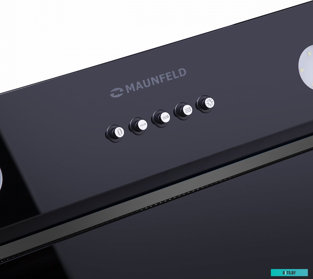 КА-00014215 Встраиваемая вытяжка MAUNFELD Trapeze 601GG, управление кнопочное, черный [ка-00014215]