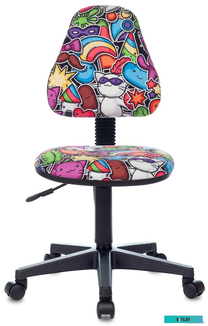 KD-4/MASKARAD Кресло детское Бюрократ KD-4, на колесиках, ткань, мультиколор [kd-4/maskarad]