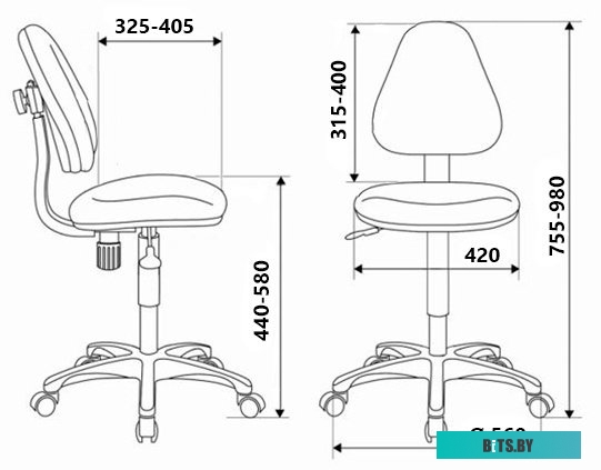 KD-4/MASKARAD Кресло детское Бюрократ KD-4, на колесиках, ткань, мультиколор [kd-4/maskarad]