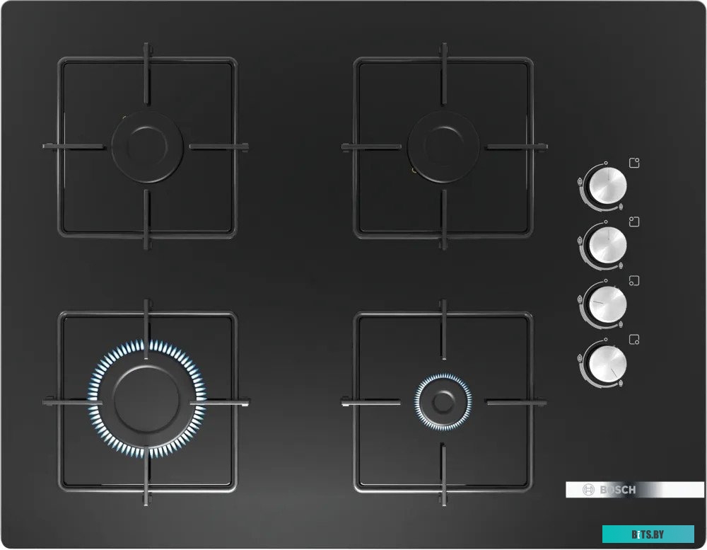 POP7C6O12O Газовая варочная панель Bosch POP7C6O12O,  независимая,  черный