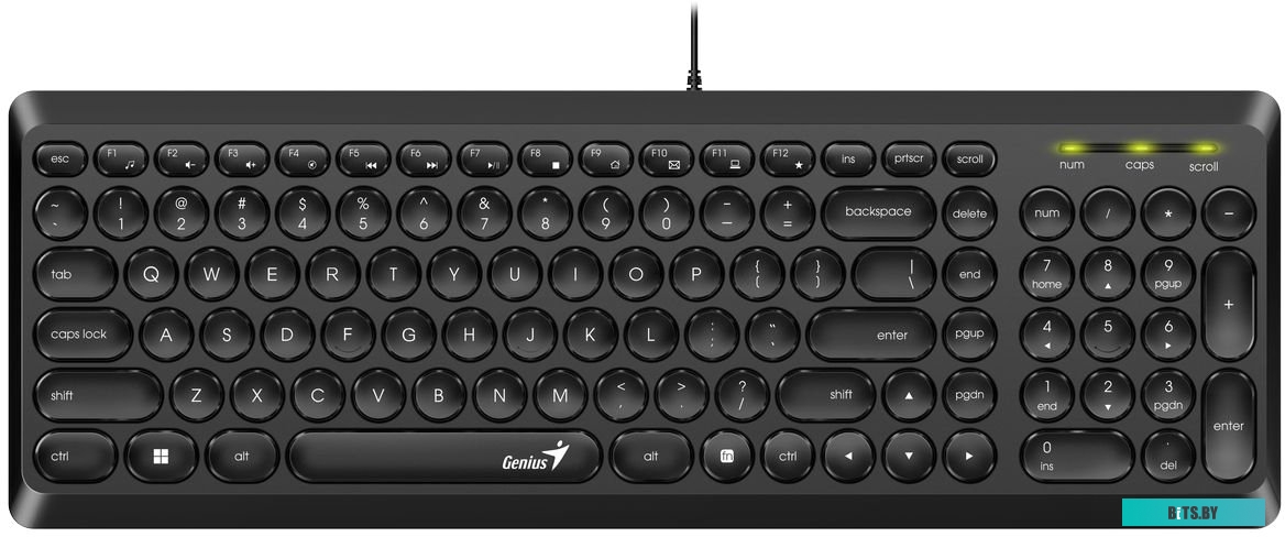 Клавиатура Genius SlimStar Q200 (черный) <31310020402>