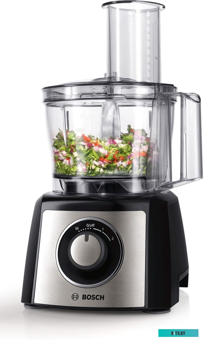 MCM3401M Кухонный комбайн Bosch MCM3401M,  черный/нержавеющая сталь