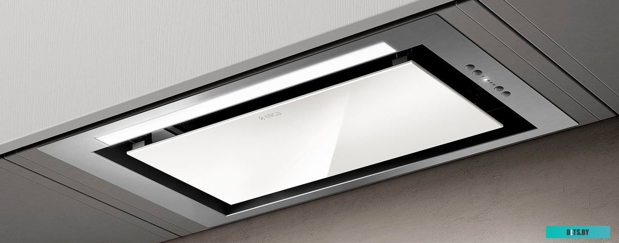 HIDDEN 2.0 IXGL/A/52-PRF0097676A Встраиваемые вытяжки ELICA/ Тип встраиваемая, 60 см, 1300 куб.м., электронное управление, нержавеющая сталь+белое сте