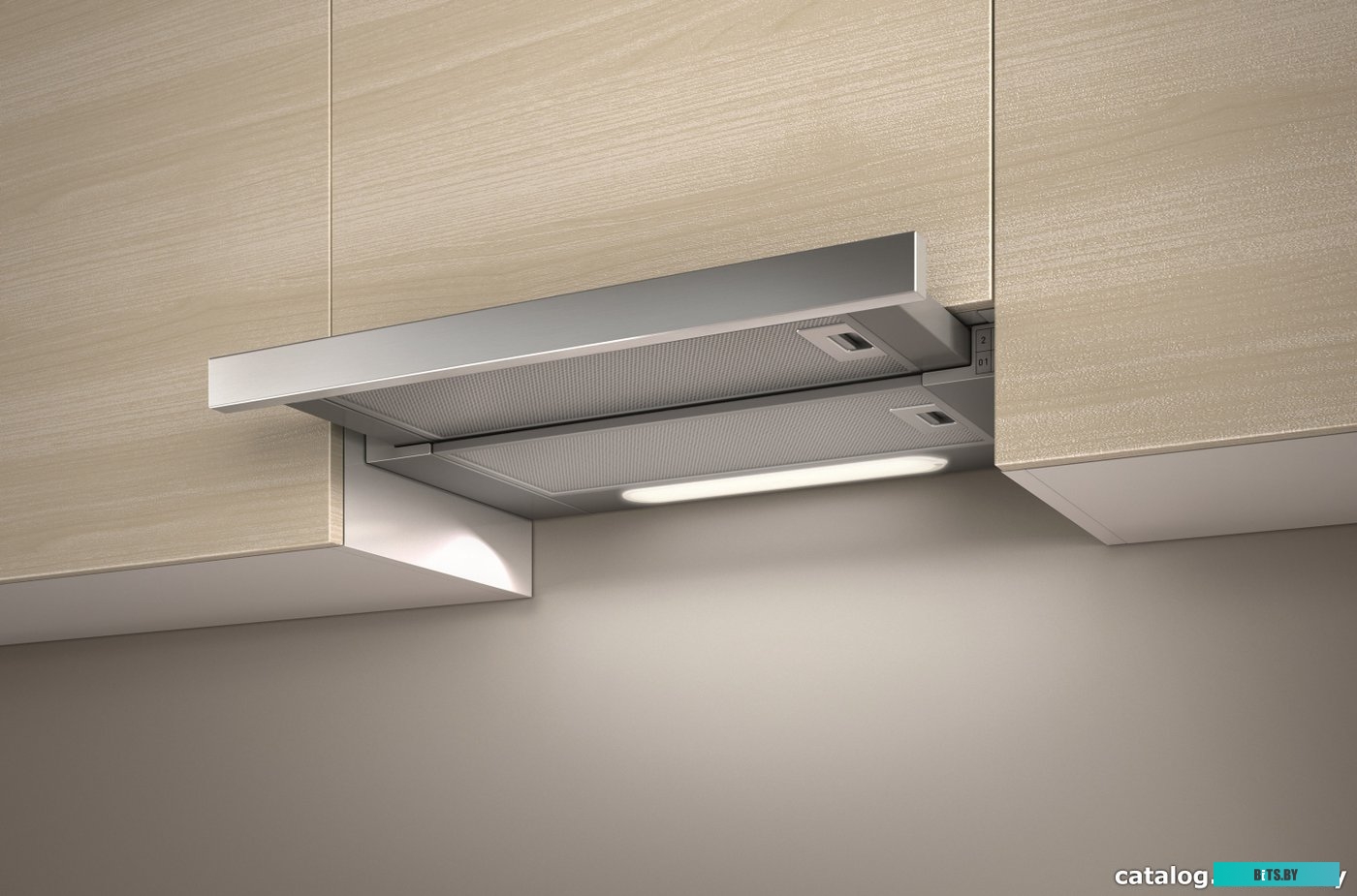 ELITE 14 LUX GRIX/A/50-PRF0037987B Встраиваемый вытяжной шкаф ELICA/ 50 см, 650 м3/ч, серебряный-нерж.сталь