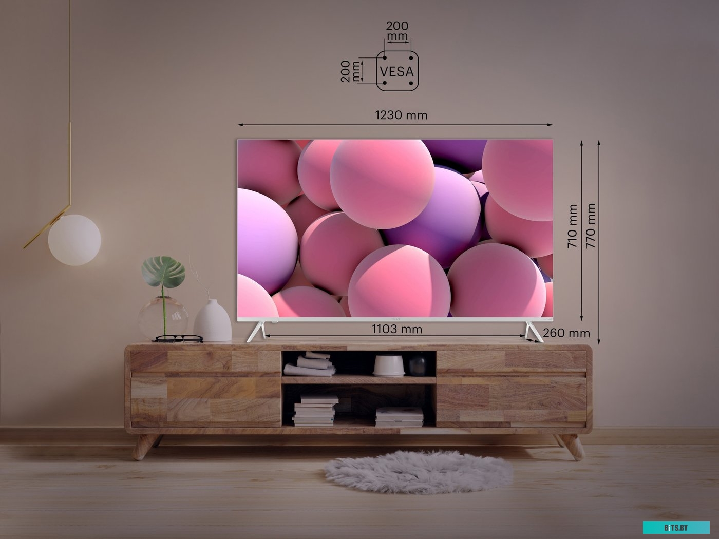 Телевизор Kivi M55UD70W