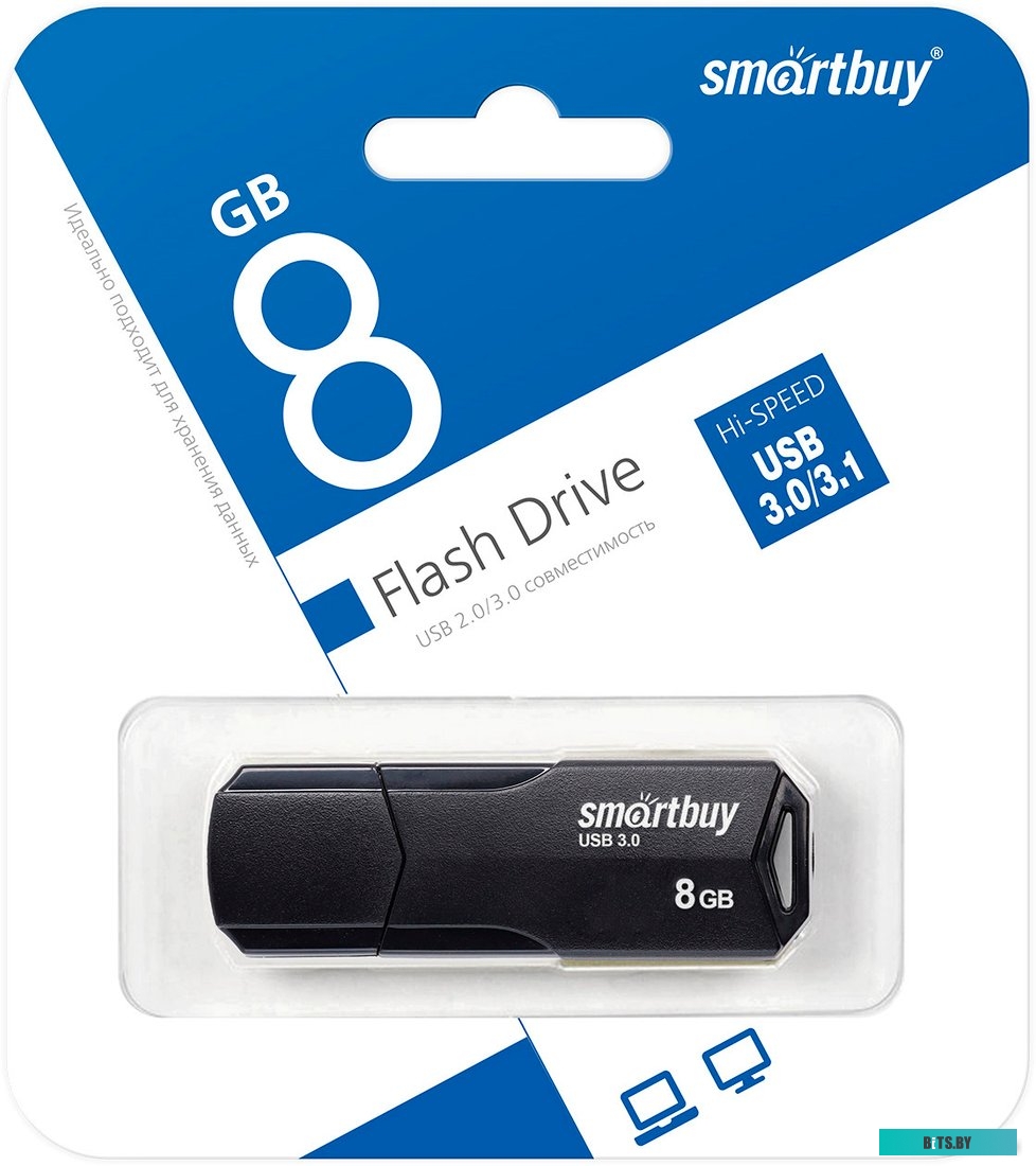 Флеш-накопитель SmartBuy Clue SB8GBCLU-K3