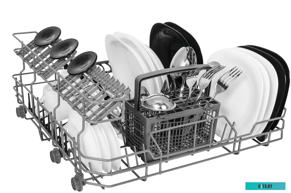 КА-00016496 Стиральная машина MAUNFELD MFWM148WH03, с фронтальной загрузкой, 8кг, 1400об/мин, инверторная