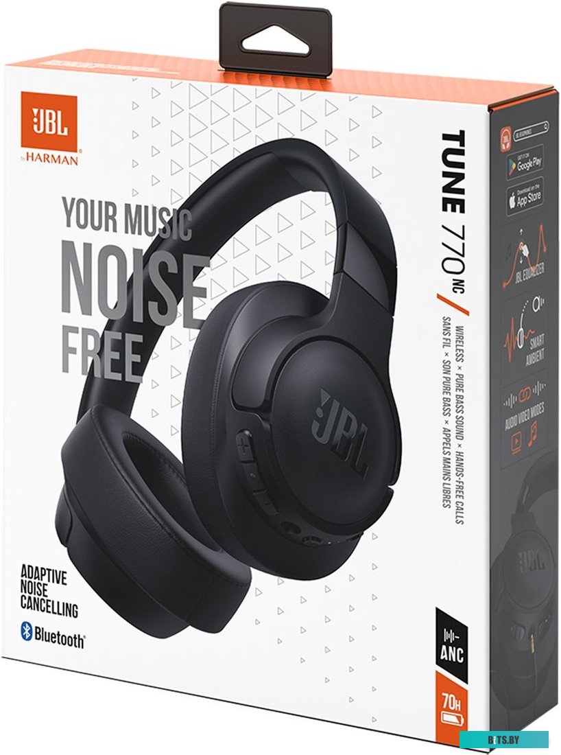 Наушники JBL Tune 770NC, JBL, JBLT770NCBLKCN