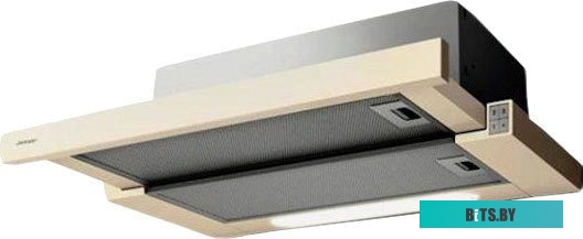 AURORA LX/CR/F/60-PRF0115176B Вытяжки JET AIR/ Встраиваемая, 60 см,  206 Вт, кнопочное управление, 650 куб. м. , кремовая