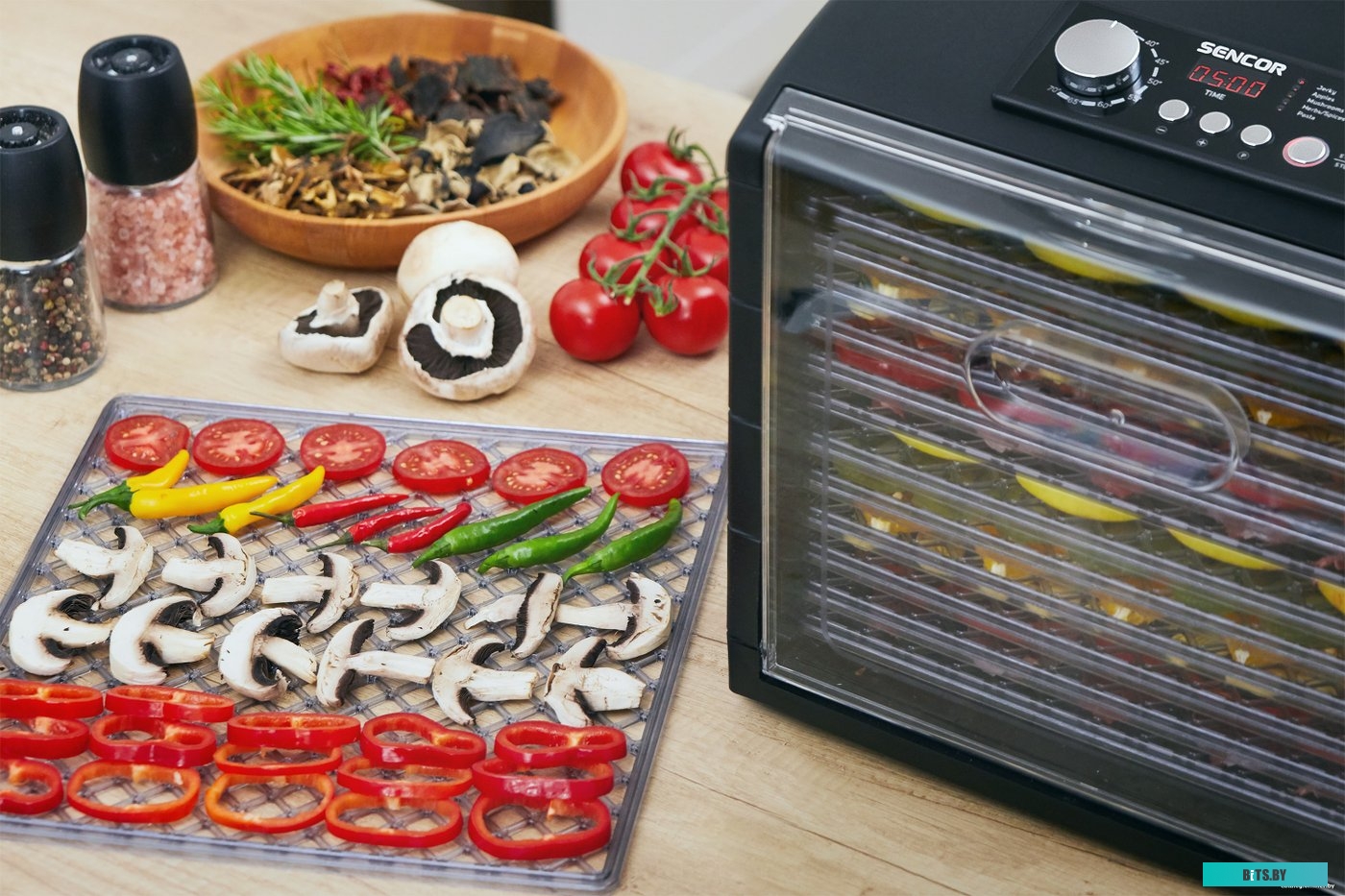 6600BK Сушилка для овощей и фруктов Sencor SFD 6600BK