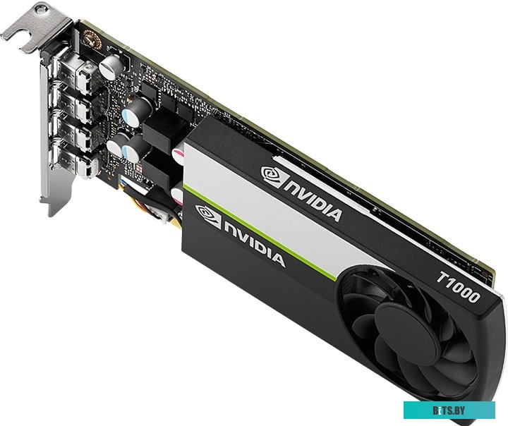 Видеокарта NVIDIA Quadro PNY T1000 VCNT1000-BLK 4Gb GDDR6 4xmDP Low Profile (oem)